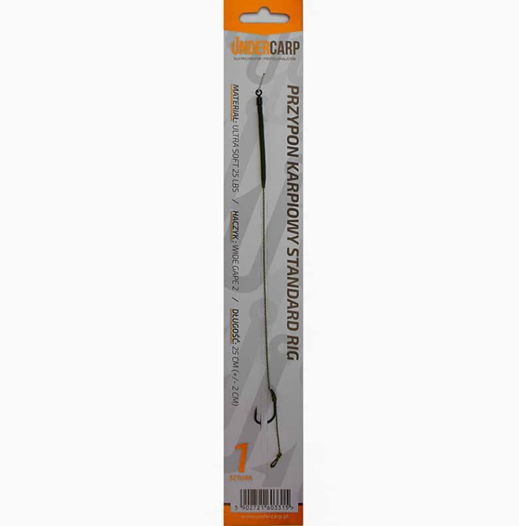 Undercarp Przypon Karpiowy Standard Rig - rozmiar 2 5902721603315 Karpiowe Graty - Zdjęcie 1