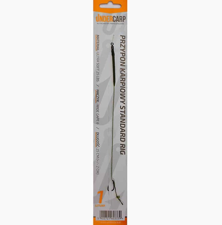 Undercarp Przypon Karpiowy Standard Rig - rozmiar 6 5902721603339 Karpiowe Graty - Zdjęcie 1