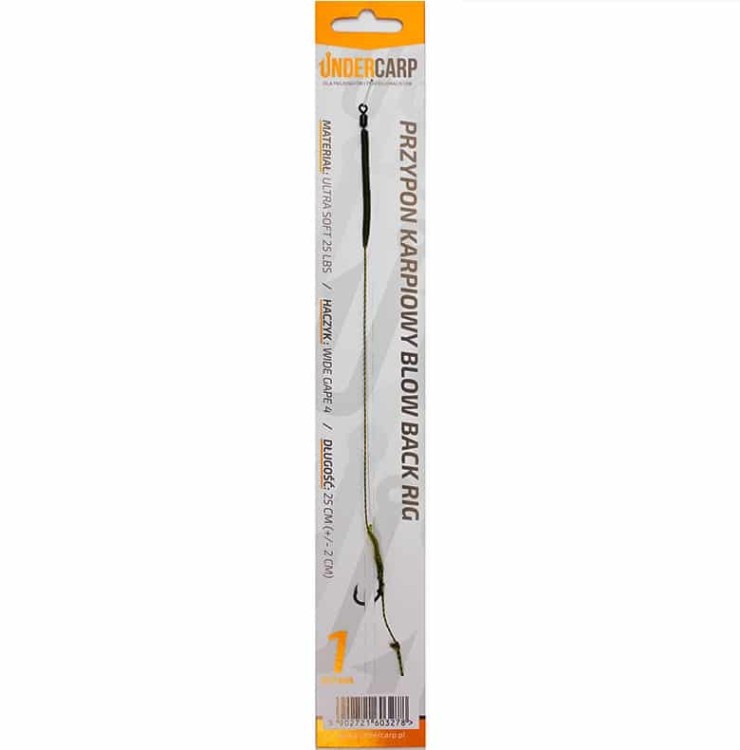 Undercarp Przypon Karpiowy Blow Back Rig - rozmiar 4 5902721603278 Karpiowe Graty - Zdjęcie 1