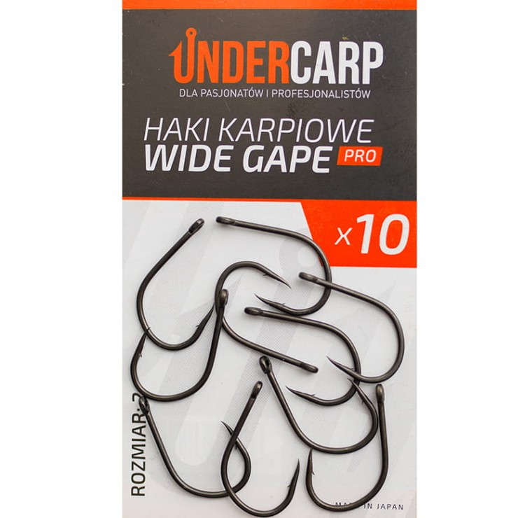 Undercarp Haki Karpiowe Wide Gape PRO - rozmiar 2 5902721605982 Karpiowe Graty - Zdjęcie 1