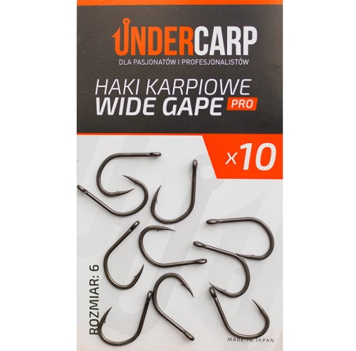 Undercarp Haki Karpiowe Wide Gape PRO - rozmiar 6 5902721606002 Karpiowe Graty - Zdjęcie 1