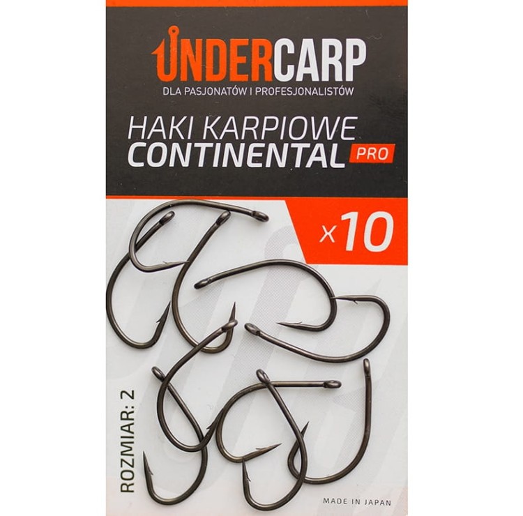 Undercarp Haki Karpiowe Continental PRO - rozmiar 2 5902721606071 Karpiowe Graty - Zdjęcie 1