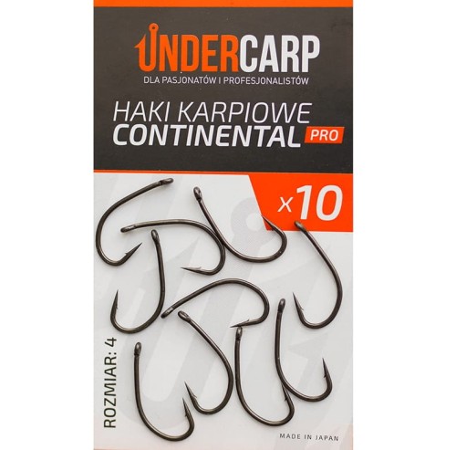 Undercarp Haki Karpiowe Continental PRO - rozmiar 4 5902721606088 Karpiowe Graty - Zdjęcie 1