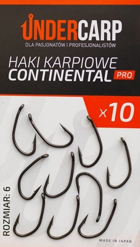 Undercarp Haki Karpiowe Continental PRO - rozmiar 6 5902721606095 Karpiowe Graty - Zdjęcie 1