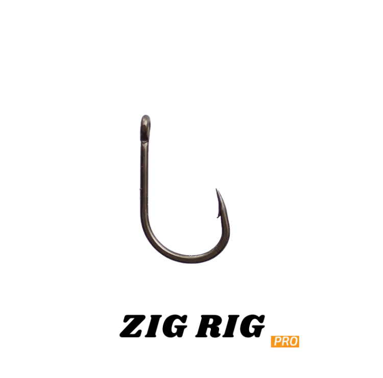 Undercarp Haki Karpiowe Zig Rig PRO - rozmiar 4 UC443 Karpiowe Graty - Zdjęcie 2