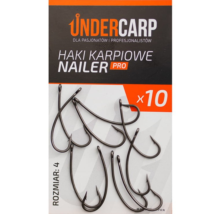 Undercarp Haki Karpiowe Nailer PRO - rozmiar 4 5902721606118 Karpiowe Graty - Zdjęcie 1