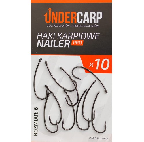 Undercarp Haki Karpiowe Nailer PRO - rozmiar 6 5902721606125 Karpiowe Graty - Zdjęcie 1