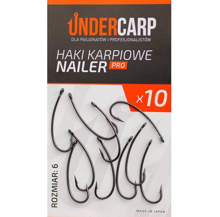 Undercarp Haki Karpiowe Nailer PRO - rozmiar 6 5902721606125 Karpiowe Graty - Zdjęcie 1