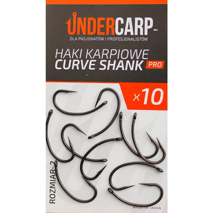 Undercarp Haki Karpiowe Curve Shank PRO - rozmiar 2 5902721605951 Karpiowe Graty - Zdjęcie 1