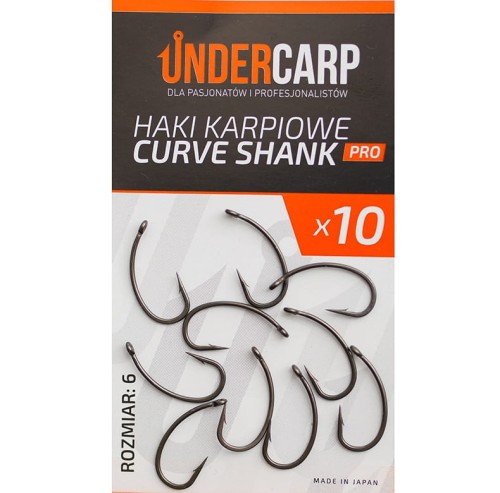 Undercarp Haki Karpiowe Curve Shank PRO - rozmiar 6 5902721605975 Karpiowe Graty - Zdjęcie 1