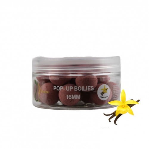 Wratislavia Baits Natural Pop Up Wanilia 12 mm / 100 ml - kulki pływające 5904121170756 Karpiowe Graty - Zdjęcie 1