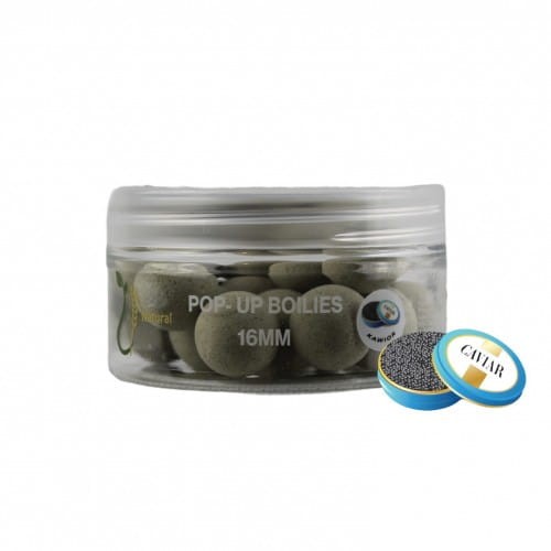 Wratislavia Baits Natural Pop Up Kawior 16 mm / 100 ml - kulki pływające 5904121170275 Karpiowe Graty - Zdjęcie 1