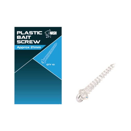 Nash Plastic Bait Screws 21 mm - plastikowa wkrętka do przynęt 5055108981008 Karpiowe Graty - Zdjęcie 1