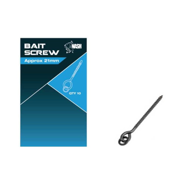 Nash Bait Screws Approx 21 mm - metalowa wkrętka 5055108980971 Karpiowe Graty - Zdjęcie 1