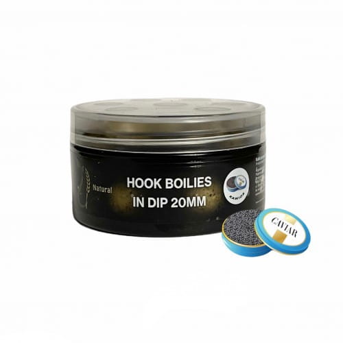 Wratislavia Baits Kulki Przynętowe Natural w Dipie Kawior 20 mm / 100 ml 5904121171340 Karpiowe Graty - Zdjęcie 1