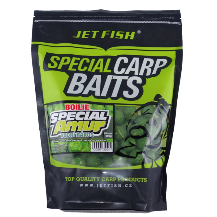 Jet Fish KULKI SPECIAL AMUR 20MM 800G - VODNÍ RÁKOS  Karpiowe Graty - Zdjęcie 1