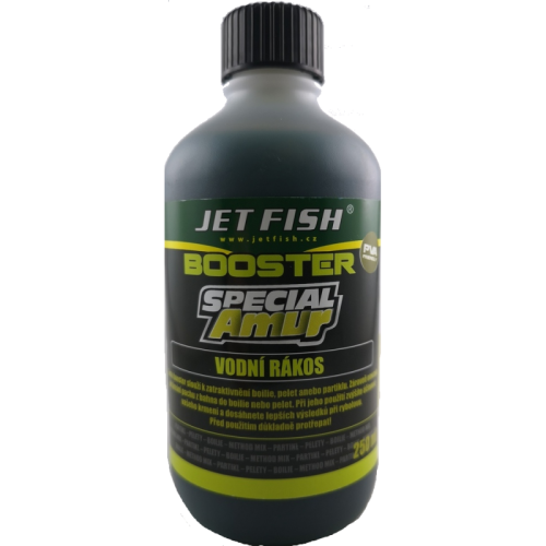 Jet Fish SPECIAL AMUR BOOSTER VODNI RAKOS 250ML  Karpiowe Graty - Zdjęcie 1