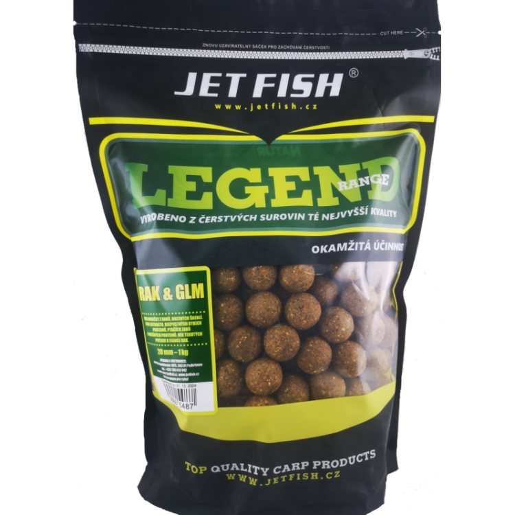 Jet Fish Legend Range 20 mm / 1 kg Rak GLM - kulki proteinowe 00005487 Karpiowe Graty - Zdjęcie 1