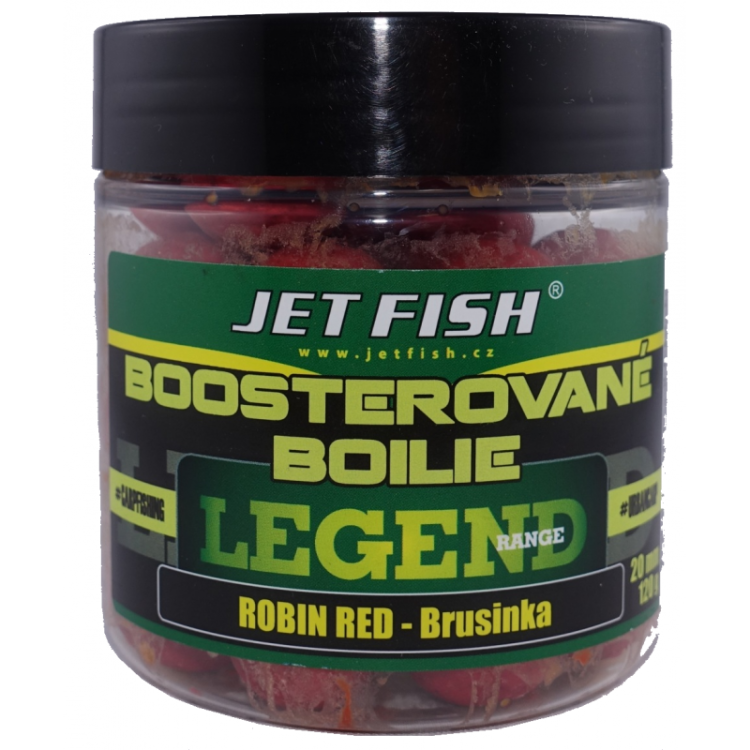 Jet Fish KULKI BOOSTEROWANE 250ML 20MM ROBIN RED - ŻURAWINA  Karpiowe Graty - Zdjęcie 1