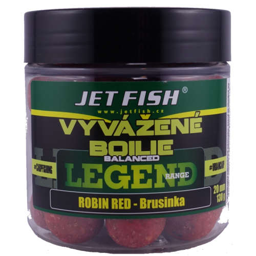 Jet Fish ZBALANSOWANE KULKI LEGEND RANGE 250ML 20MM ROBIN RED - ŻURAWINA  Karpiowe Graty - Zdjęcie 1