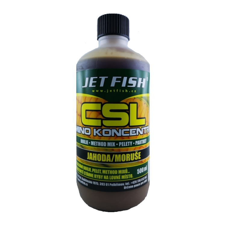 Jet Fish CSL AMINO 500ML - TRUSKAWKA/MORWA  Karpiowe Graty - Zdjęcie 1