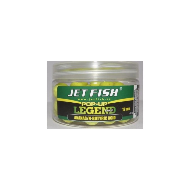 Jet Fish POP UP LEGEND RANGE 12MM - ANANAS-BUTYRIC  Karpiowe Graty - Zdjęcie 1