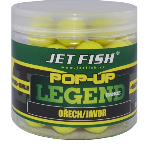 Jet Fish POP UP LEGEND RANGE 16MM ŻÓŁTY IMPULS - ORZECH/KLON  Karpiowe Graty - Zdjęcie 1