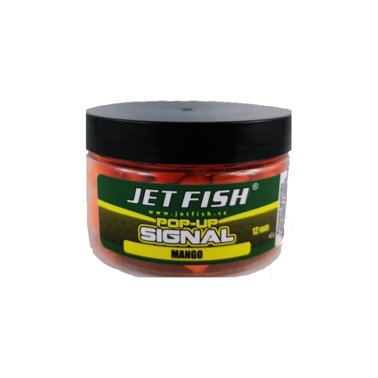 Jet Fish Pop Up Signal 12 mm Mango - kulki pływające 19250007 Karpiowe Graty - Zdjęcie 1