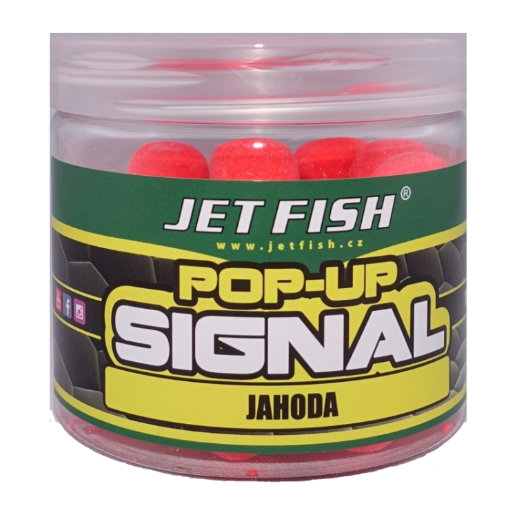 Jet Fish Pop Up Signal 16 mm Truskawka  Karpiowe Graty - Zdjęcie 1
