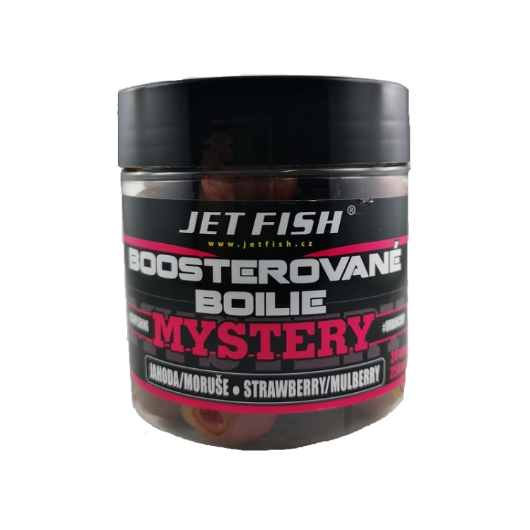 Jet Fish Kulki Boosterowane 20 mm / 250 ml Truskawka/Morwa 01060782 Karpiowe Graty - Zdjęcie 1