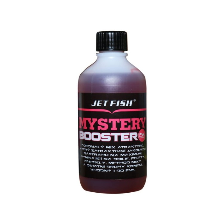 Jet Fish Mystery Booster 250 ml Truskawka / Morwa 01922530 Karpiowe Graty - Zdjęcie 1