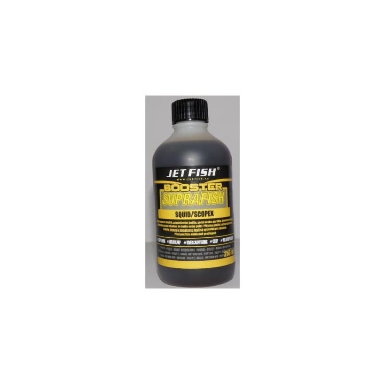 Jet Fish SUPRAFISH BOOSTER 250ML - SQUID  Karpiowe Graty - Zdjęcie 1