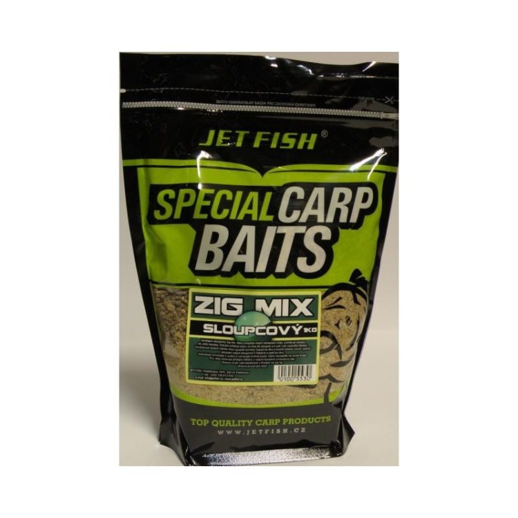 Jet Fish ZIG MIX 1KG - SŁUP  Karpiowe Graty - Zdjęcie 1