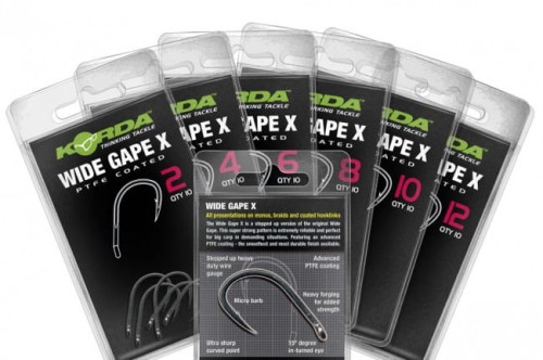 Korda Wide Gape X Size 2 - haki karpiowe 5060062113181 Karpiowe Graty - Zdjęcie 1