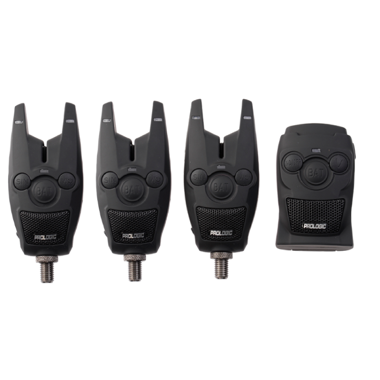 Prologic Bat+ Bite Alarm Set 3+1 Red / Green / Blue - zestaw sygnalizatorów brań z centralką 5706301570819 Karpiowe Graty - Zdjęcie 1