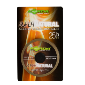 Korda Super Natural Gravel Brown 25lb - plecionka przyponowa  Karpiowe Graty - Zdjęcie 1
