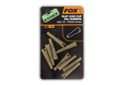 Edges Size 10 Slik lead clip tail rubber trans khaki 5055350241011 Karpiowe Graty - Zdjęcie 1