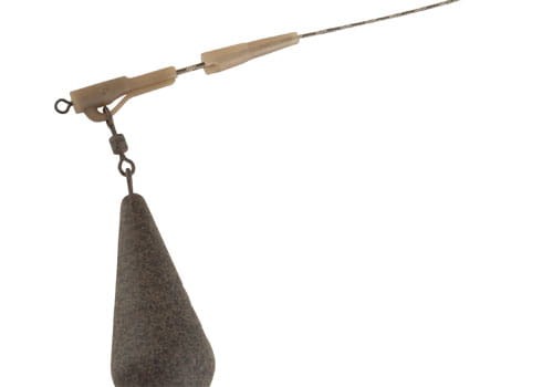 Edges Size 10 Slik lead clip tail rubber trans khaki CAC480 Karpiowe Graty - Zdjęcie 2