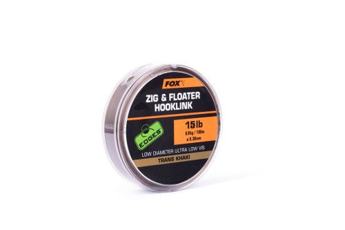 Zig and Floater Hooklink Trans Khaki 15 lb (0,30 mm) - żyłka do zig riga 5056212116041 Karpiowe Graty - Zdjęcie 1