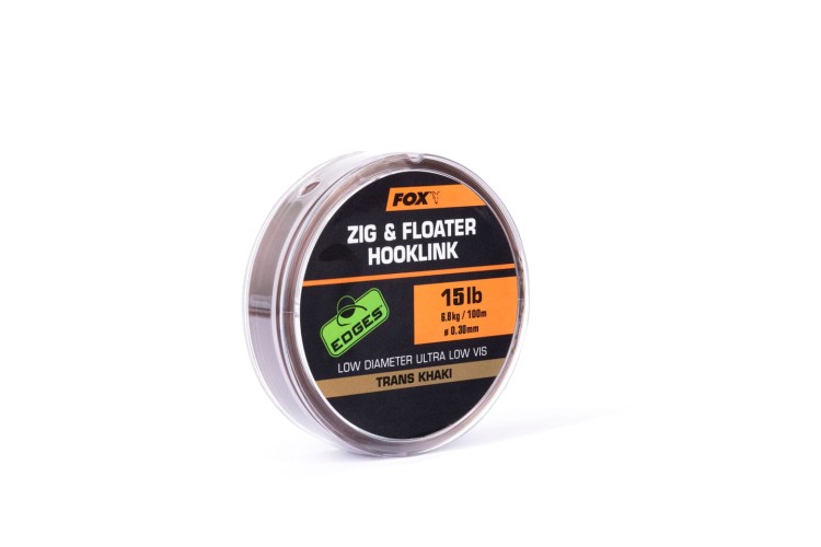 Zig and Floater Hooklink Trans Khaki 15 lb (0,30 mm) - żyłka do zig riga 5056212116041 Karpiowe Graty - Zdjęcie 1