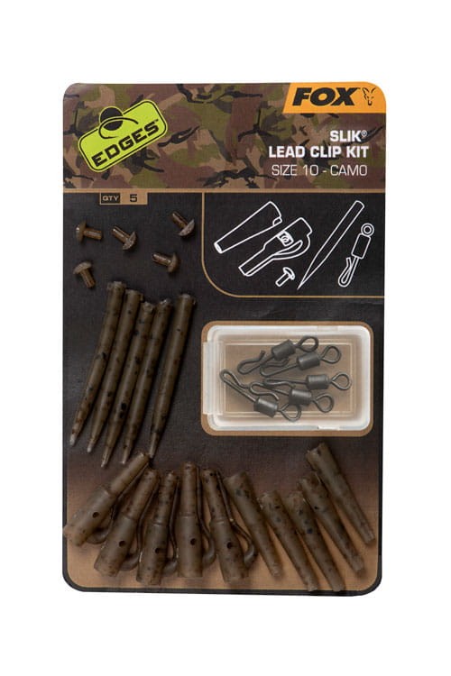 Edges Camo Slik lead clip kit size 10 x 5 CAC779 Karpiowe Graty - Zdjęcie 2