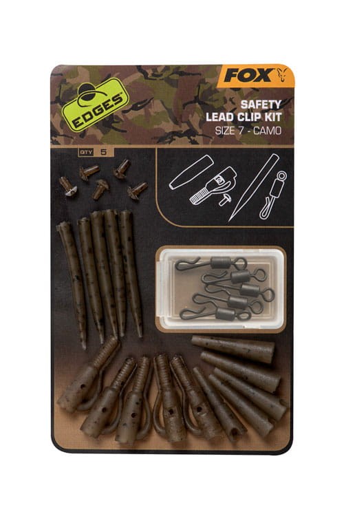Edges Camo Lead Cip Kit Size 7 x 5 CAC780 Karpiowe Graty - Zdjęcie 2