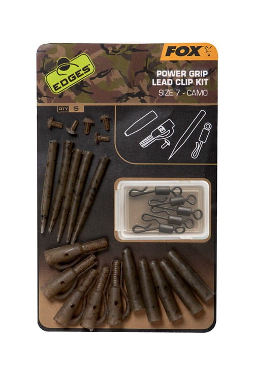 Edges Camo Power Grip Lead Clip kit size 7 x 5 CAC776 Karpiowe Graty - Zdjęcie 2