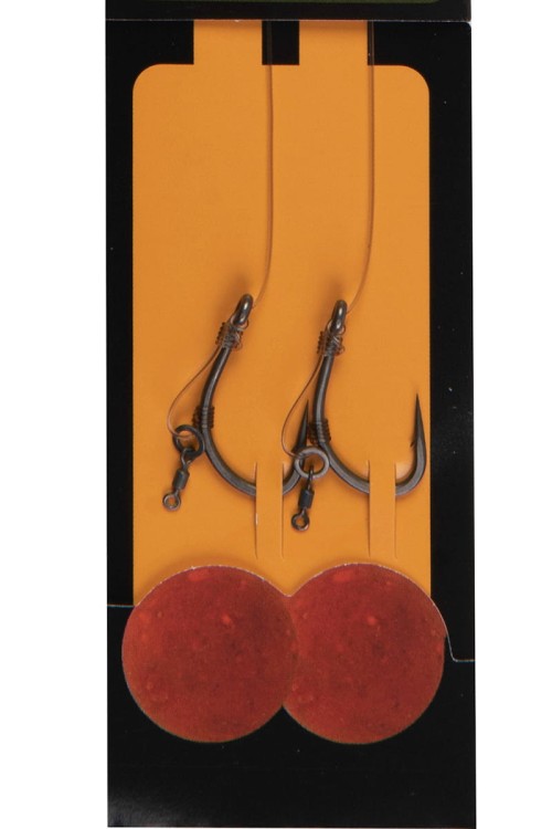Fox Edges Curve Short Fluoro D-Rig 6 - 20 lb Illusion (2 szt.) - gotowy przypon karpiowy 5056212147410 Karpiowe Graty - Zdjęcie 1