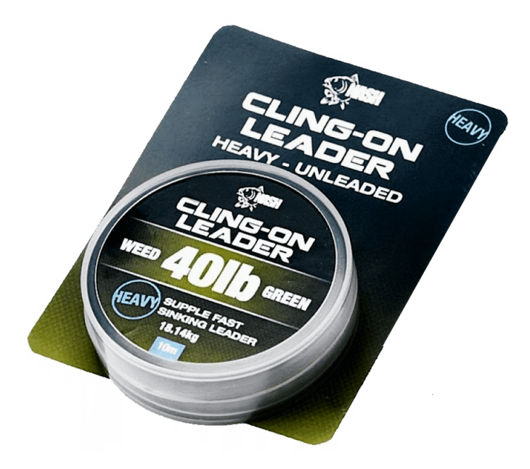 Nash Cling-On Leader Weed 40 lb / 10 m - leader bezrdzenny (zielony) T8461 Karpiowe Graty - Zdjęcie 2