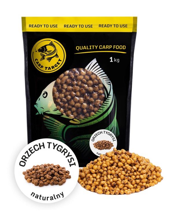 Carp Target Gotowa Zanęta Orzech Tygrysi / 1 kg 5901111208253 Karpiowe Graty - Zdjęcie 1