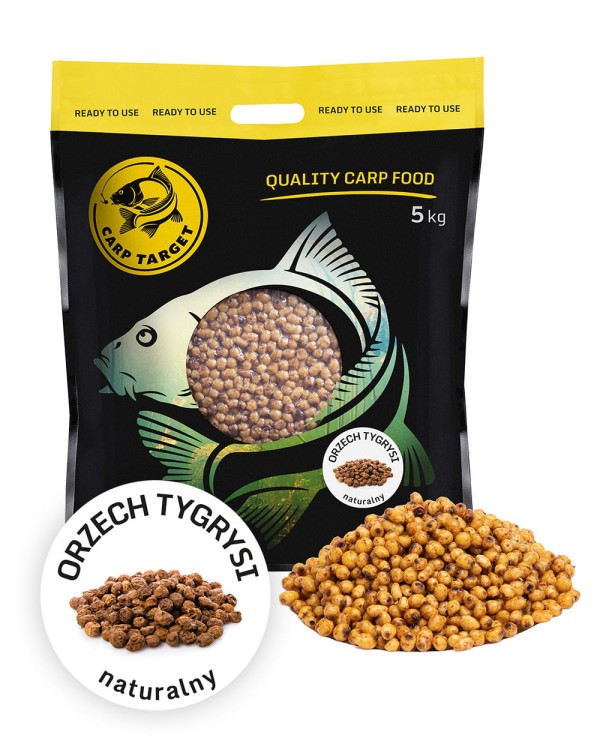 Carp Target Gotowy Orzech Tygrysi Zanęta 5 kg 5901111208284 Karpiowe Graty - Zdjęcie 1