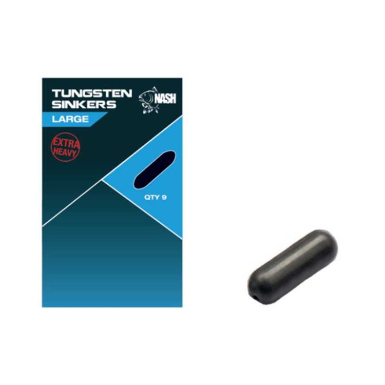 Nash Tungsten Sinkers L - obciążniki (duże) 5055108987024 Karpiowe Graty - Zdjęcie 1