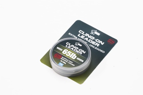 Nash Cling-On Leader Weed 65 lb / 7 m - leader bezrdzenny (zielony) 5055108984665 Karpiowe Graty - Zdjęcie 1