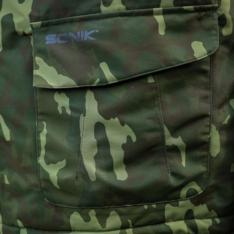 Sonik Heavy Weight Padded Jacket Camo 2XL - kurtka wędkarska  Karpiowe Graty - Zdjęcie 6